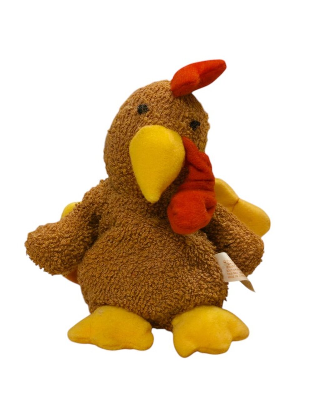 Cokey Turkey 5 Inch Plush Terry Cloth Beanie Thanksgiving Russ Berrie